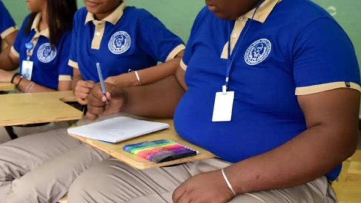 Al menos el 31% de los estudiantes en RD están en sobrepeso, según INABIE