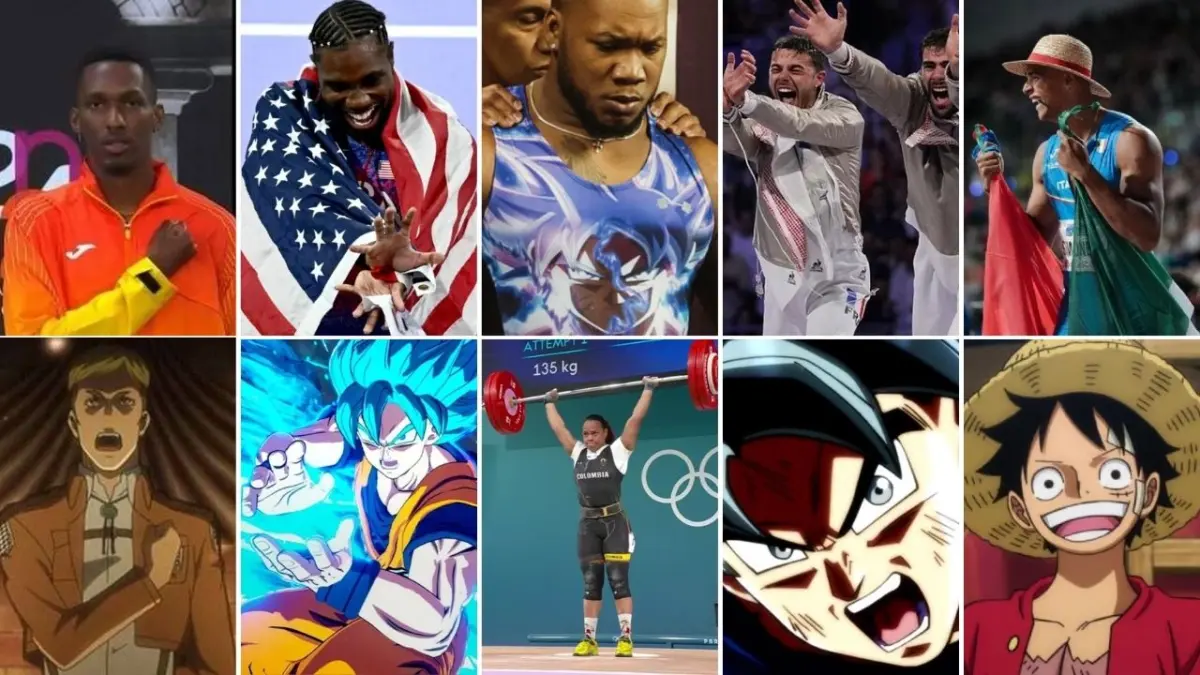 El anime brilla en París 2024: los atletas y sus referencias durante sus participaciones