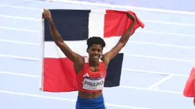 Dominicanos celebran récord olímpico de Marileidy Paulino