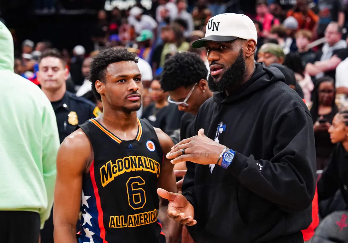 LeBron James sobre jugar en los Lakers junto a su hijo: es muy emocionante
