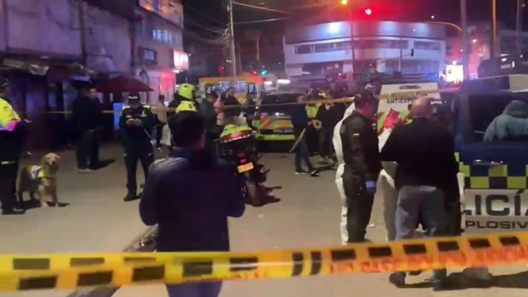 Al menos 10 heridos por la explosión de una granada en el sur de Bogotá