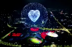 China rompe récord Guinness con un deslumbrante espectáculo de drones