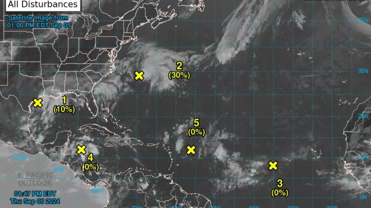 Chubascos en el Golfo y Atlántico: RD libre de riesgo, pero es crucial mantenerse informado