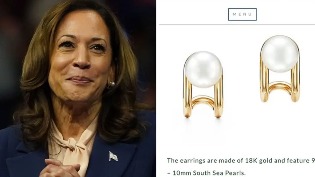 ¿Usó Kamala Harris en el debate auriculares disfrazados como pendientes?