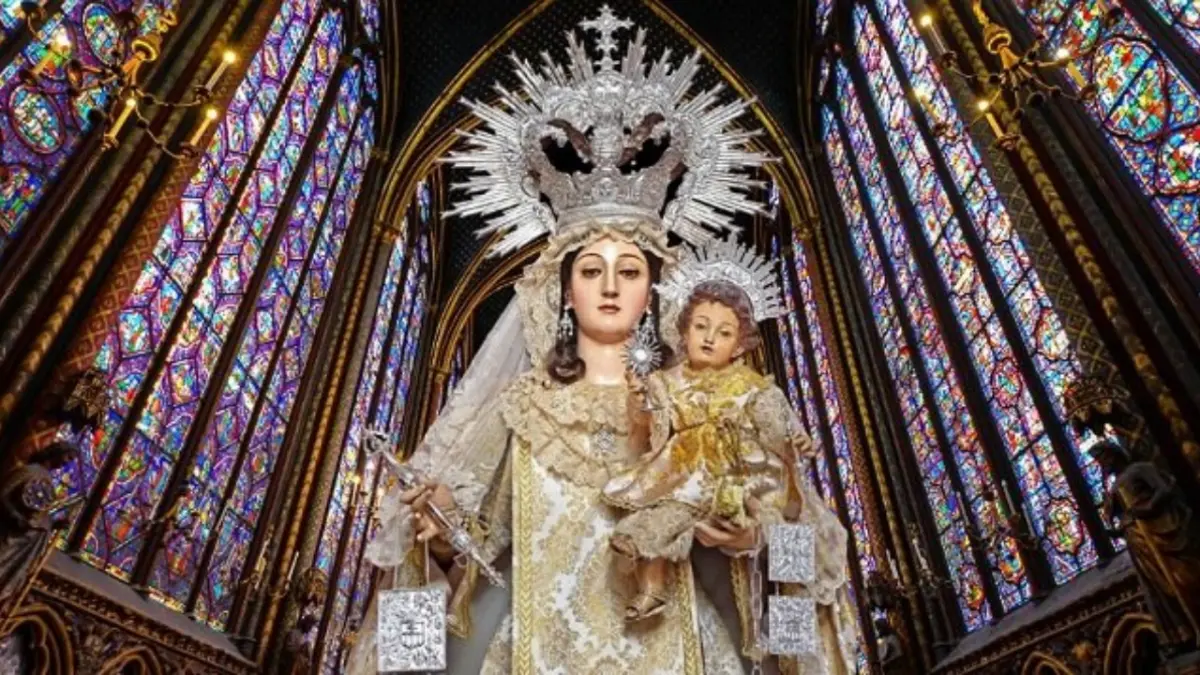 Decenas de feligreses en procesión por Día de las Mercedes