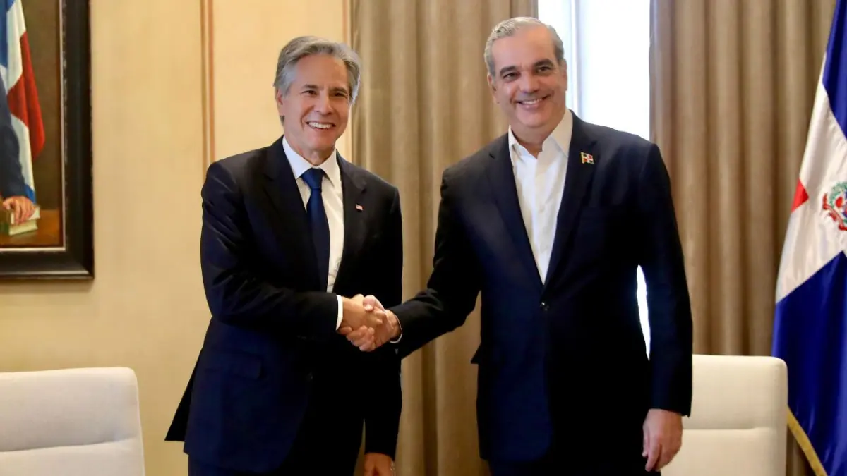Antony Blinken agradece al presidente Abinader por su cálida bienvenida a RD
