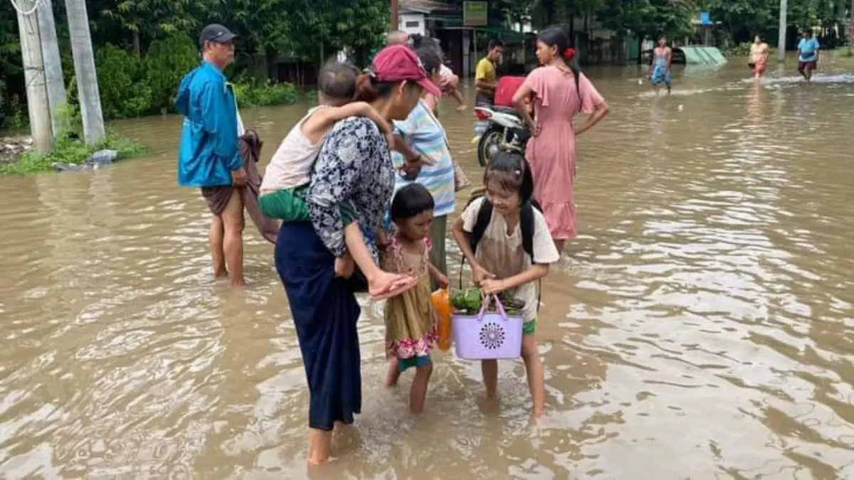 Casi 6 millones de niños afectados por las inundaciones en el Sudeste Asiático