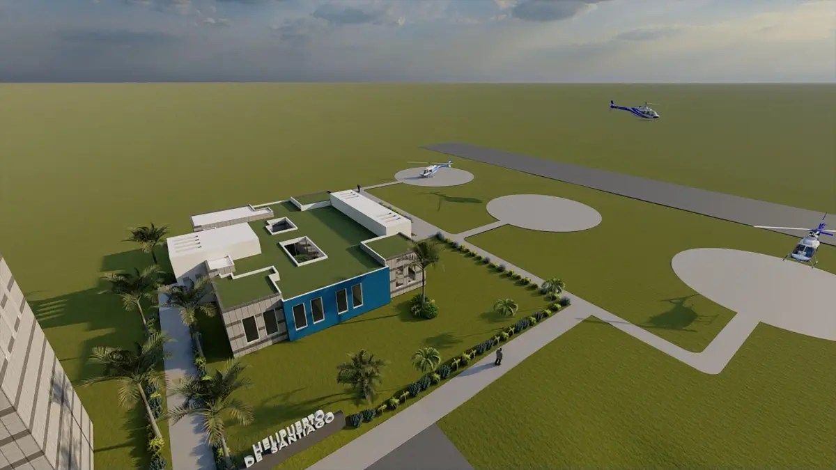 Departamento Aeroportuario iniciará construcción Helipuerto de Santiago