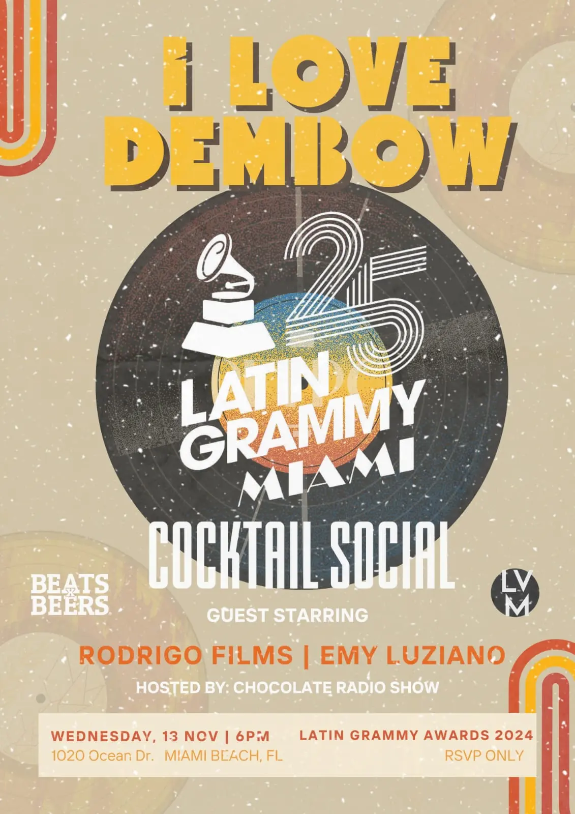 I Love Dembow Social se celebrará en el marco del Latin Grammy’s
