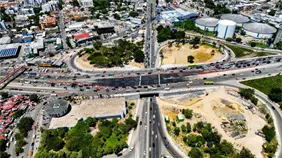 El Intrant anuncia cierres temporales en el kil&oacute;metro 9 de la Autopista Duarte