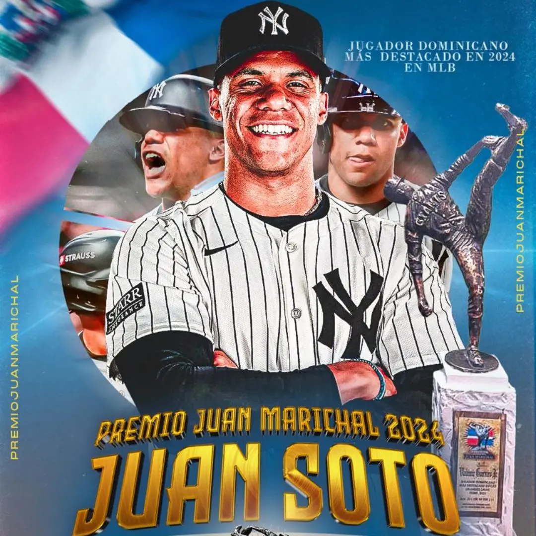 Juan Soto celebra su pase a la Serie Mundial con la conquista de la cuarta edición del premio Juan Marichal
