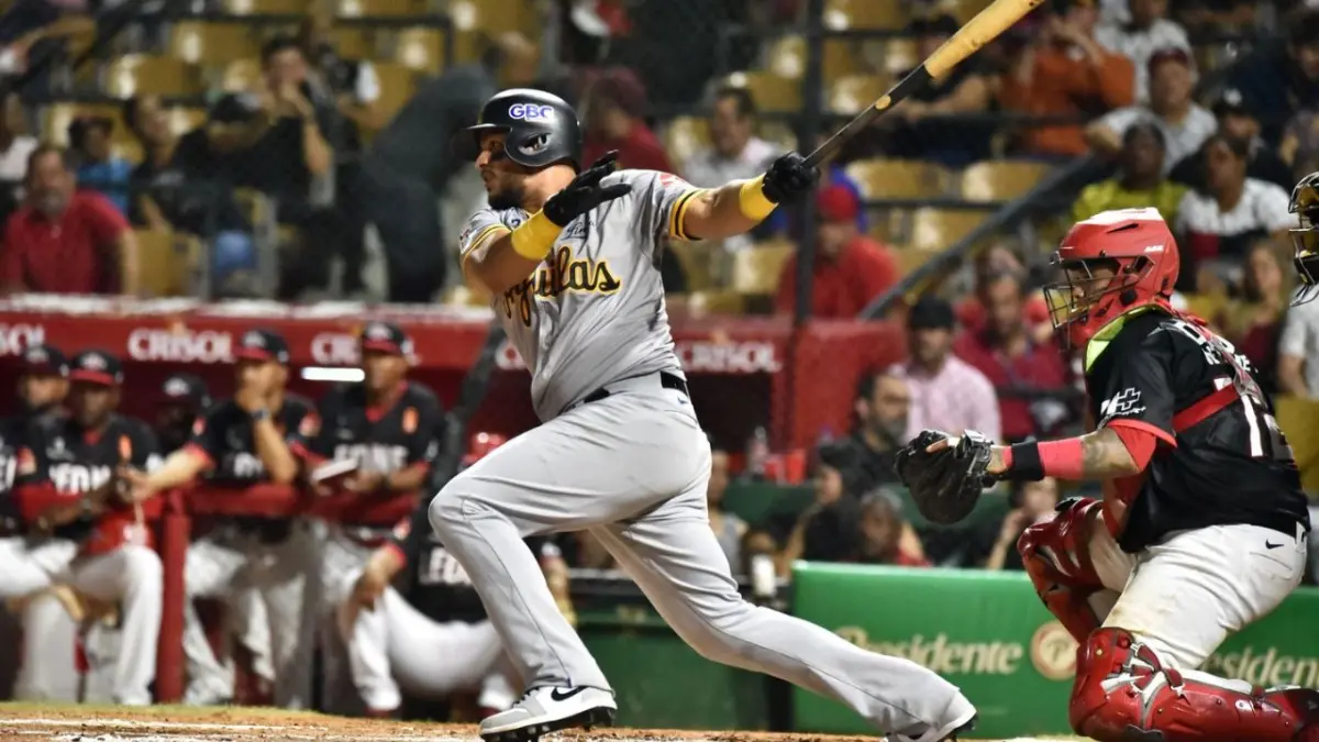 Águilas se sacuden y cortan racha negativa con triunfo sobre Leones