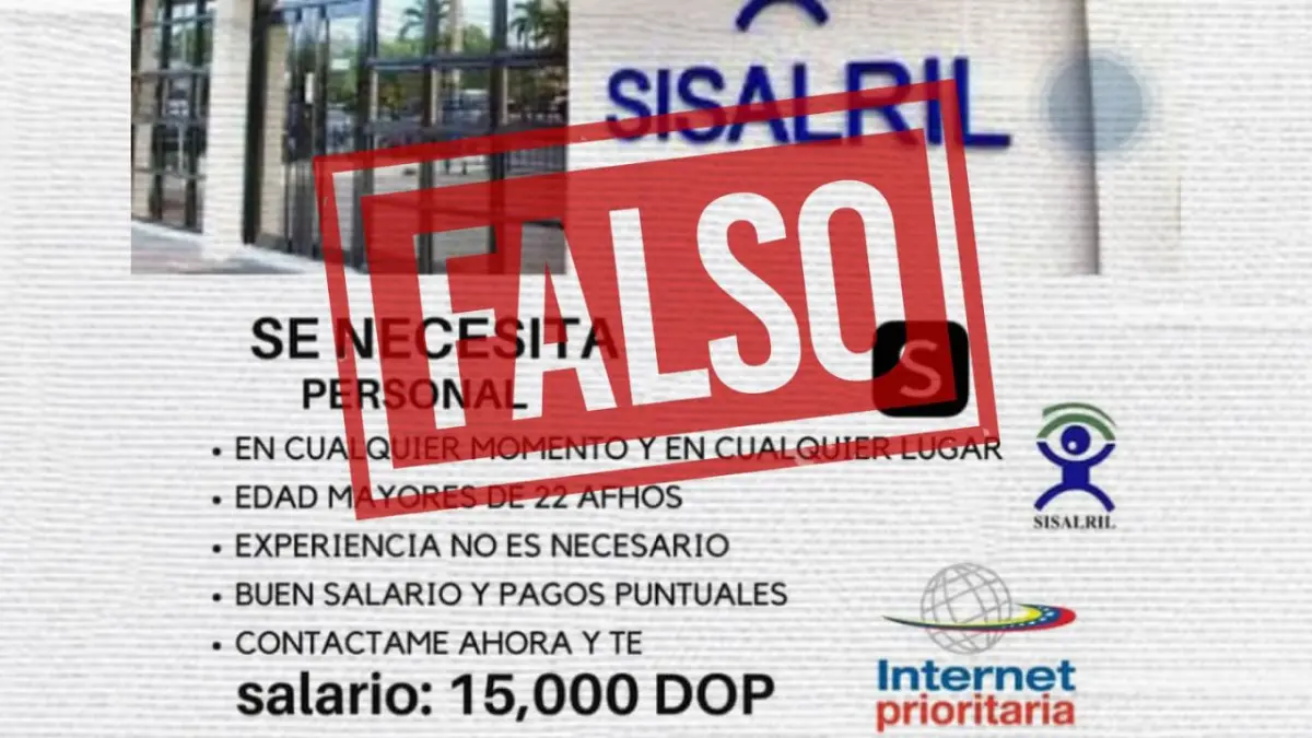 SISALRIL informa es falso anuncio que circula en redes sobre vacante de la entidad
