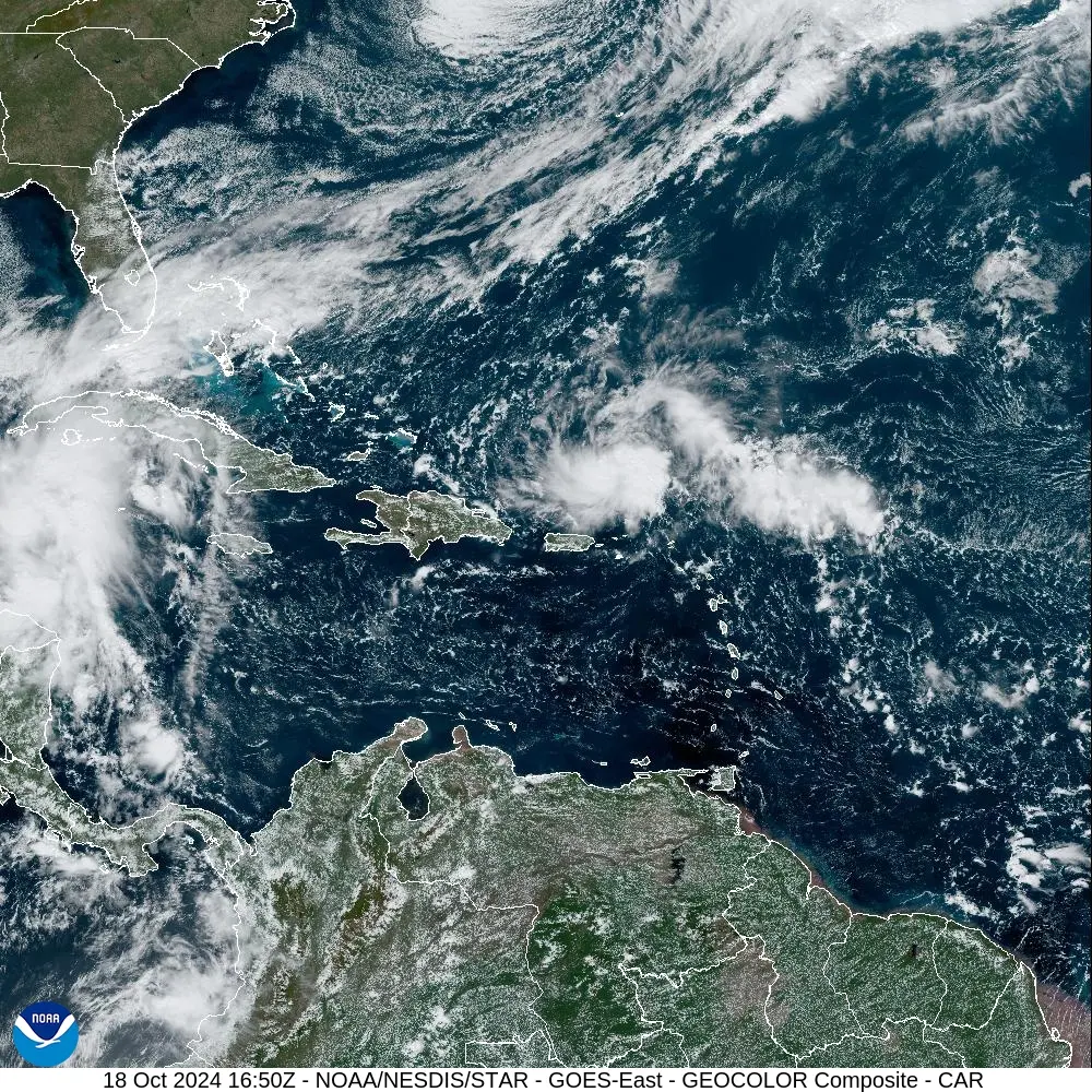 COE advierte aguaceros y ráfagas de viento a partir de este sábado en gran parte del país