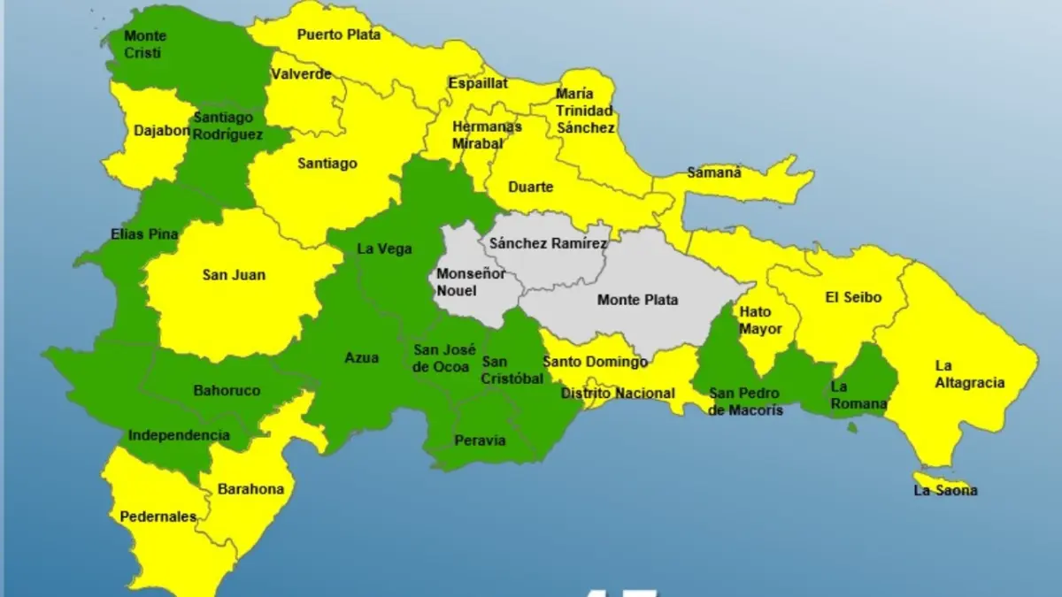 COE aumenta a 29 las provincias en alerta