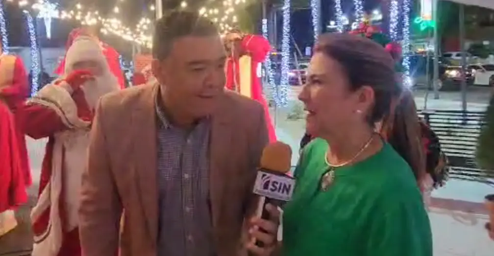 Carolina Mejía se llena del espíritu de la Navidad