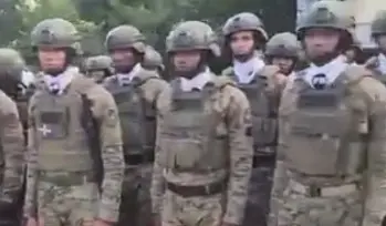 Militares para conservar el orden en partido Bameso versus Mauricio Báez