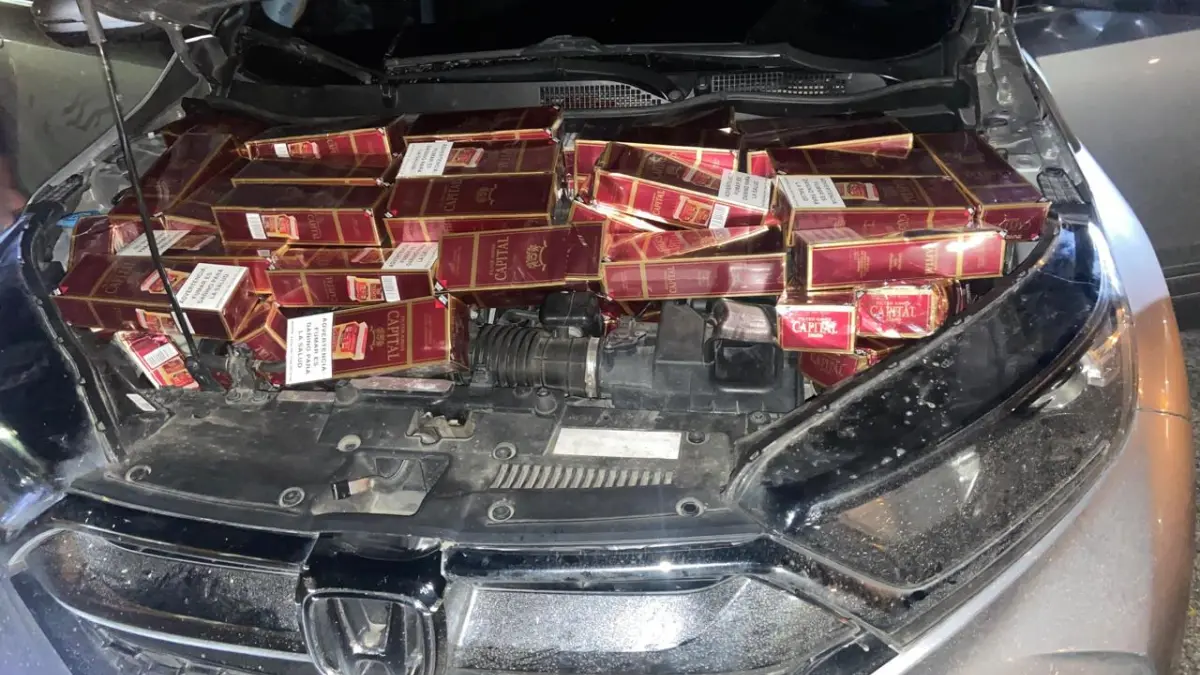 CESFronT somete a la justicia a un hombre por contrabando de cigarrillos