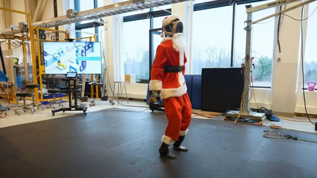 Los robots de Boston Dynamics desean felices fiestas con un dinámico truco