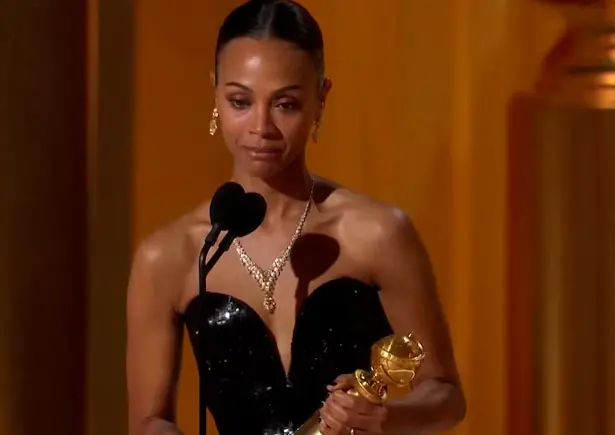 Zoe Saldaña logra el Globo de Oro a mejor actriz de reparto por ‘Emilia Pérez