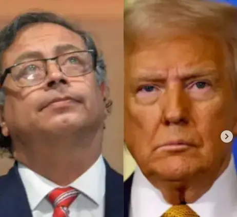 Tensión entre Donald Trump y Gustavo Petro
