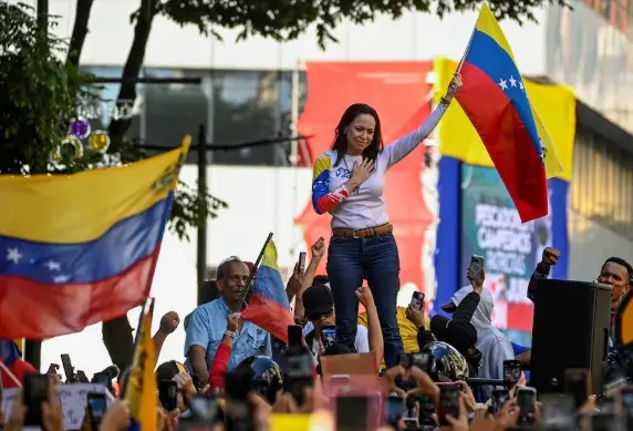 María Corina Machado asegura que el régimen de Maduro está contra las cuerdas