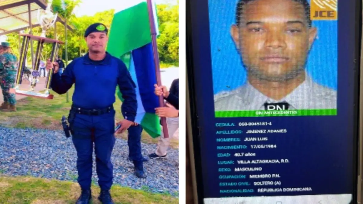 Policía Nacional persigue al teniente Juan Luis Jiménez por doble homicidio en La Vega