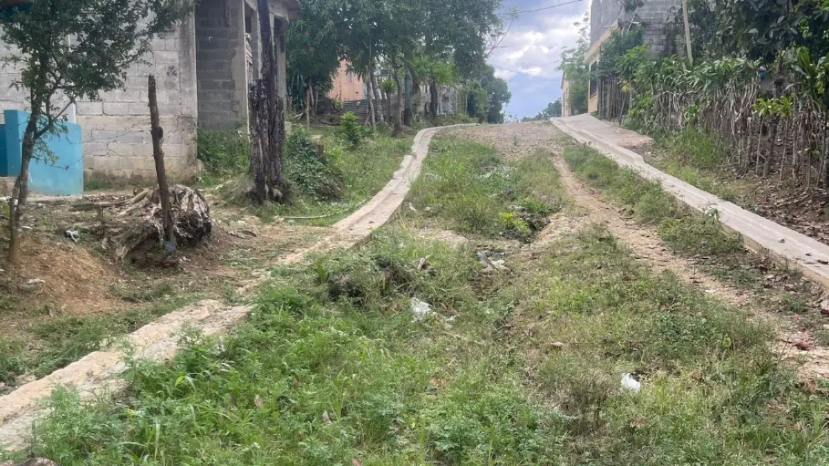 Residentes de Cañalejo en Villa Mella exigen asfaltado de sus calles