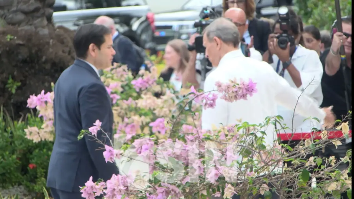 Roberto Álvarez explica a Marco Rubio impacto de la crisis de Haití