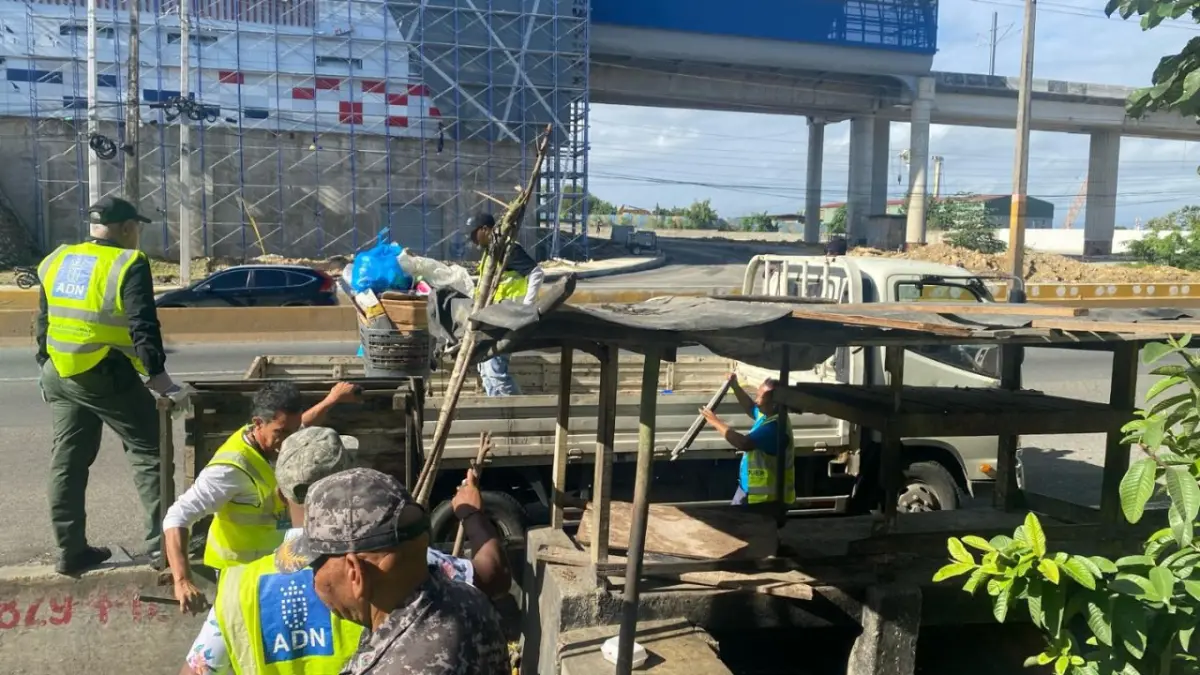 ADN retira ventas informales en operativo de recuperación de espacios públicos en Km 9