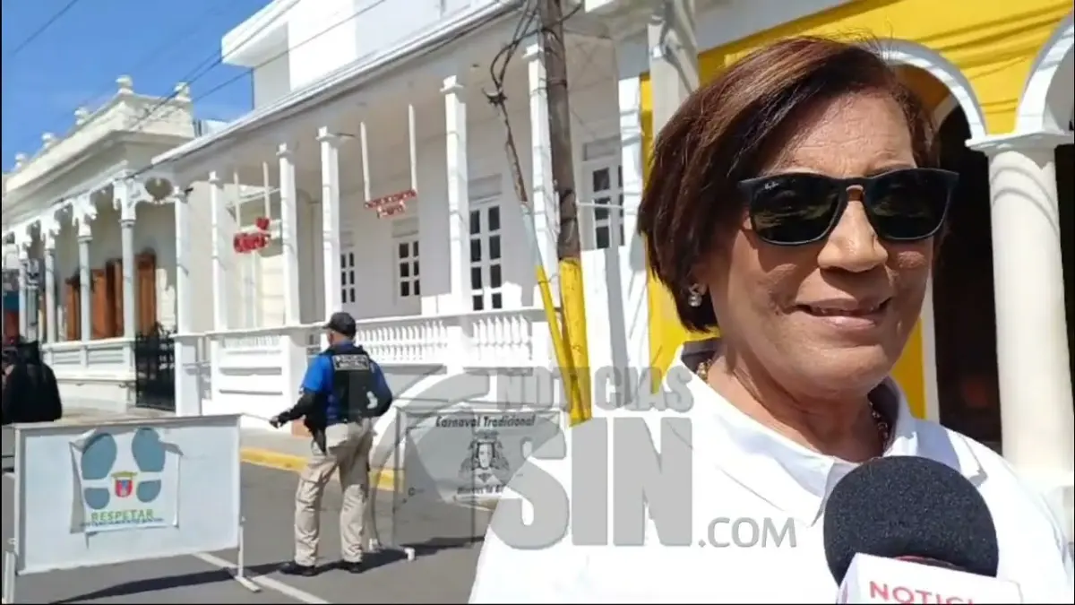 Alcaldesa de La Vega garantiza seguridad en Carnaval