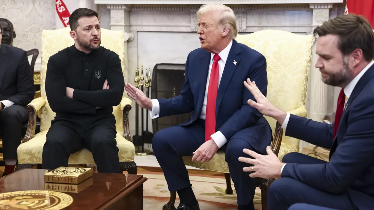 Acuerdo económico entre EEUU y Ucrania fracasa tras tensa reunión entre Trump y Zelenski