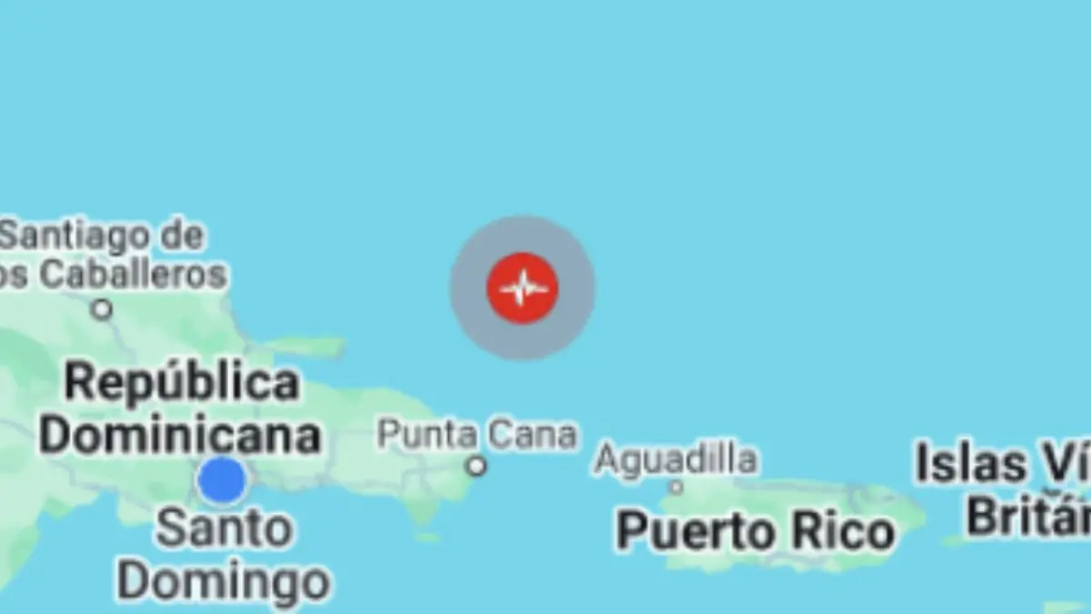 Fuerte sismo de magnitud 5.8 sacude el Atlántico, cerca de República Dominicana