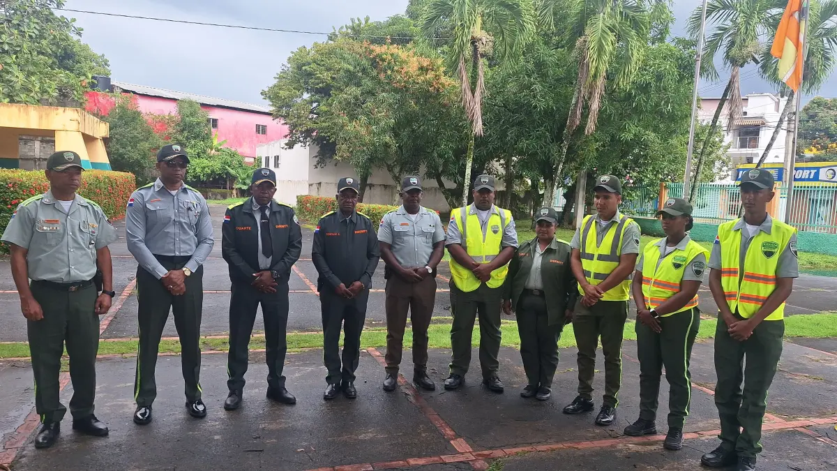 Cambio de mando en la Dirección Regional Cibao Sur de la DIGESETT en Monseñor Nouel