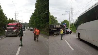 911 coordina asistencia en accidente múltiple que dejó un herido en Monseñor Nouel