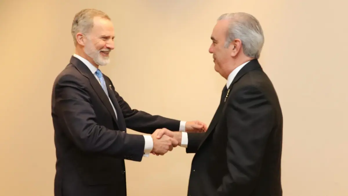 Presidente Abinader se reúne con el Rey de España