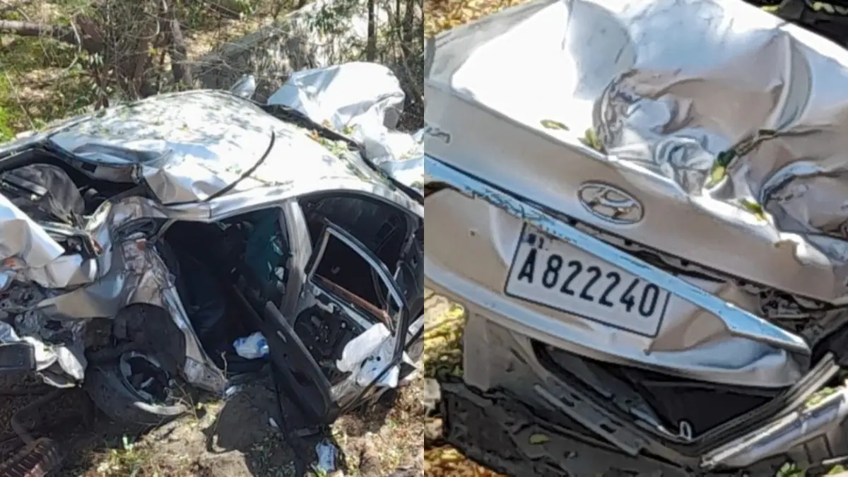 Tragedia en Barahona: Madre e hija mueren tras choque contra poste de luz