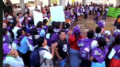 Mujeres en Honduras protestan contra la impunidad y la persistente violencia de género