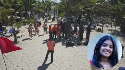 Joven india fue vista por última vez en las cámaras del hotel, entrando a la playa a las cuatro de la mañana con amigas y un joven americano