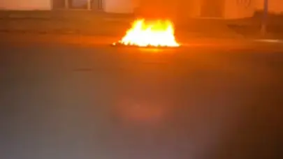 Protestan en Navarrete con encendido de neumáticos contra circulación de camiones