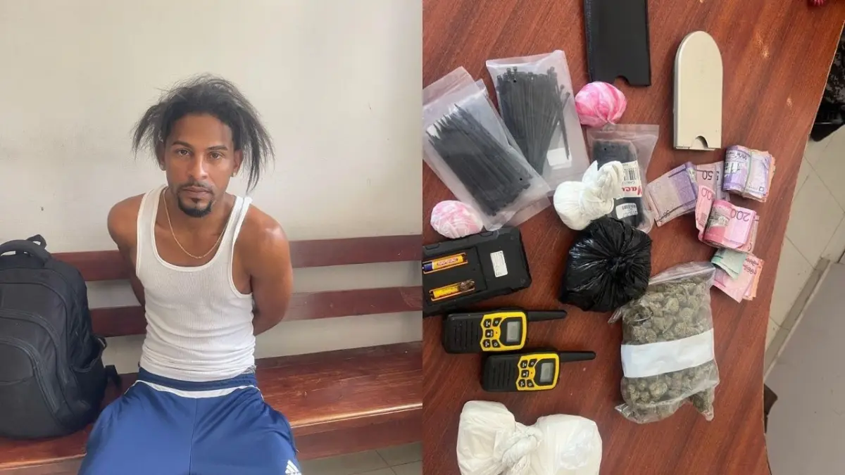 Detienen hombre por posesión de drogas en Montecristi