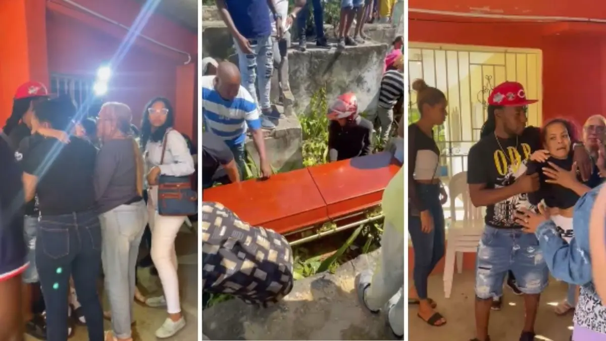 Escenas de dolor en el velorio de un hombre acribillado en La Caleta