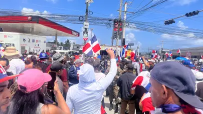 ¿Qué pasó en la marcha en Hoyo de Friusa?