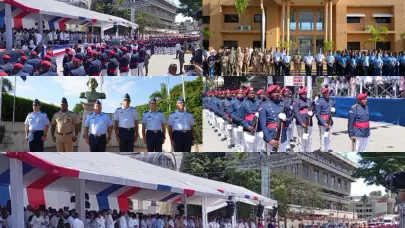 Con desfiles, homenajes y discursos conmemoran el 181 aniversario de la Batalla del 30 de Marzo