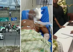 Velan hombre que fue atropellado por miembros de la Policía Nacional