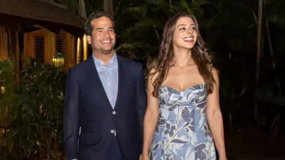 Amor en el aire: Omar Fernández y su novia en la exclusiva Magical Splendor Gala 