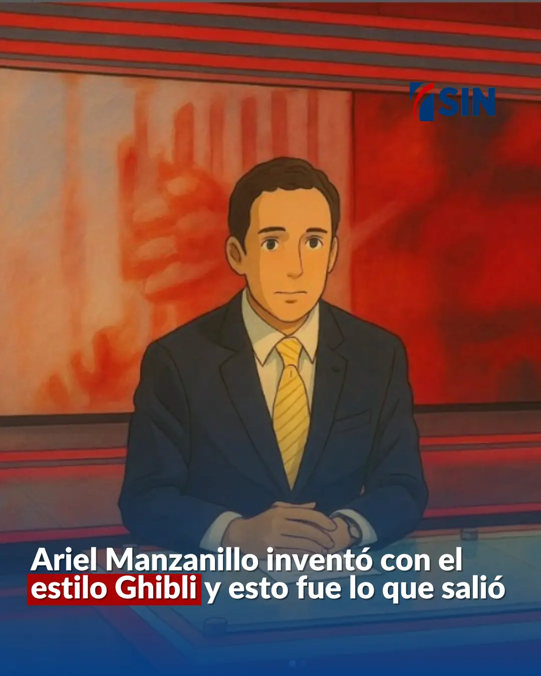 Ariel Manzanillo inventó con el estilo Ghibli y esto fue lo que salió