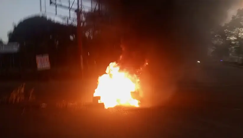 Residentes del sector Olimpia en SFM protestan por mal estado de calles