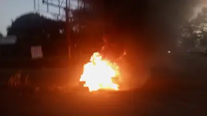 Residentes del sector Olimpia en SFM protestan por mal estado de calles 