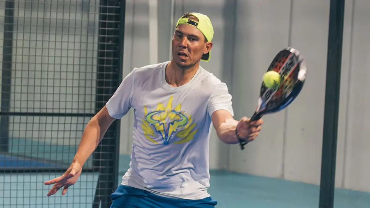 Rafael Nadal sorprendió en el pádel tras su retiro del tenis profesional